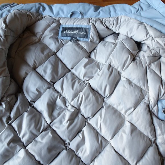 Eddie Bauer Women's Premium 550 Fill Goose Down Coat Size Petite XS - Picture 5 of 12